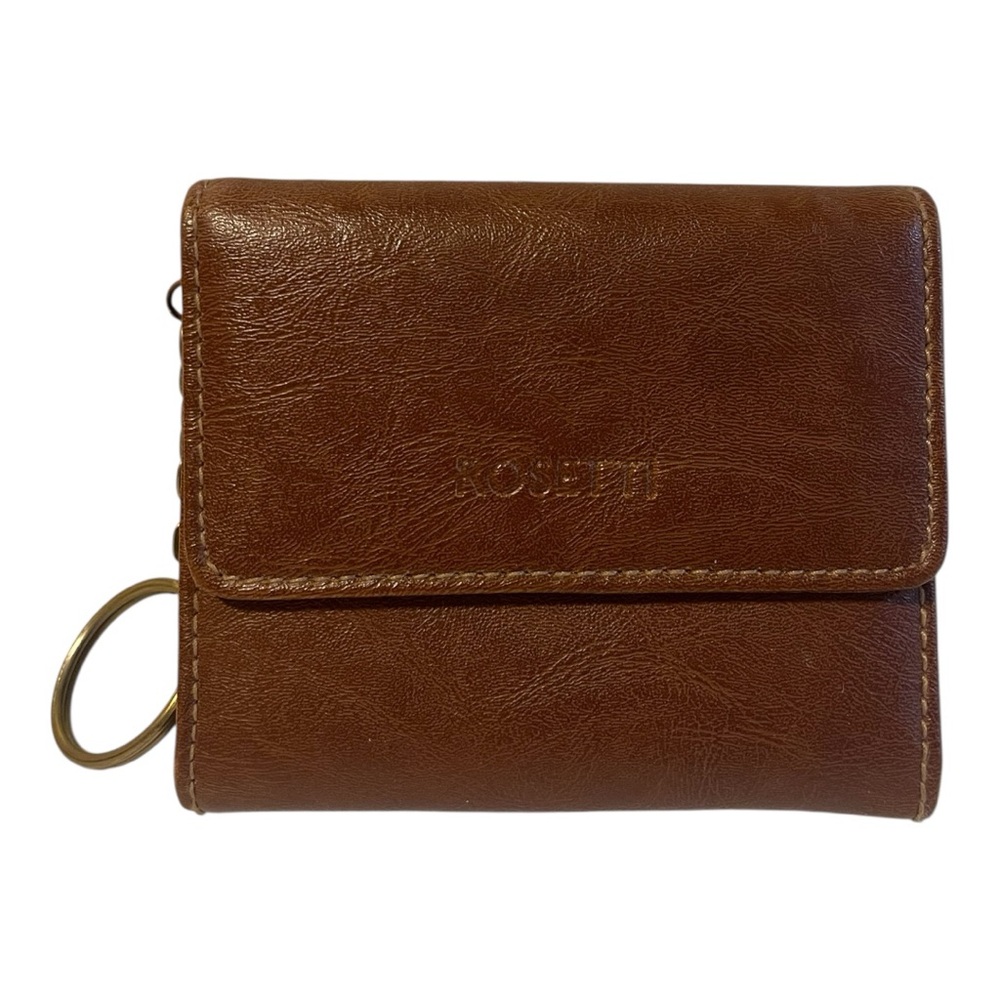 Rosetti Tan Leather Wallet with Keyring